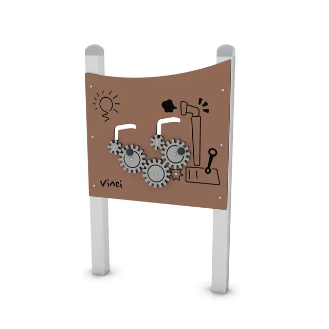 Solo lekepanel tannhjul stål L81 x B12 x H134 cm 