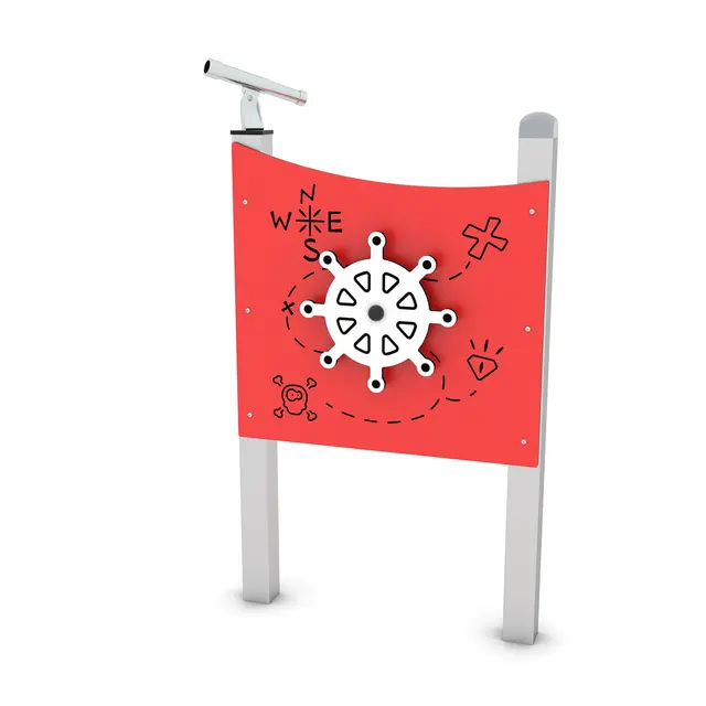 Solo lekepanel med ratt og kikert L84 x B25 x H147 cm 