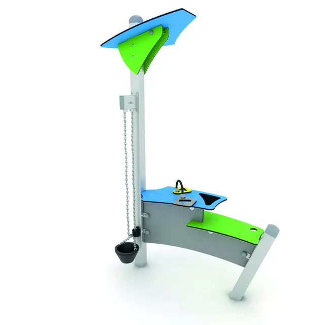 Solo sandbord med hengende bøtte L137 x B77 x H206 cm 