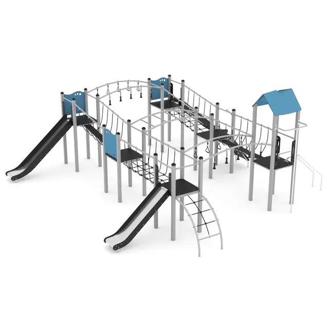 Steel klatrelandskap L809 x B725 x H322 cm 