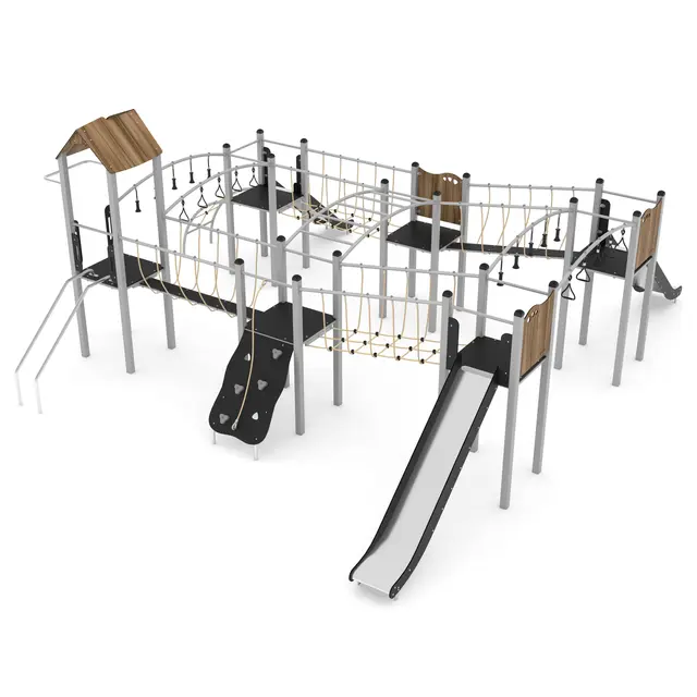 Steel klatrelandskap L809 x B725 x H322 cm 