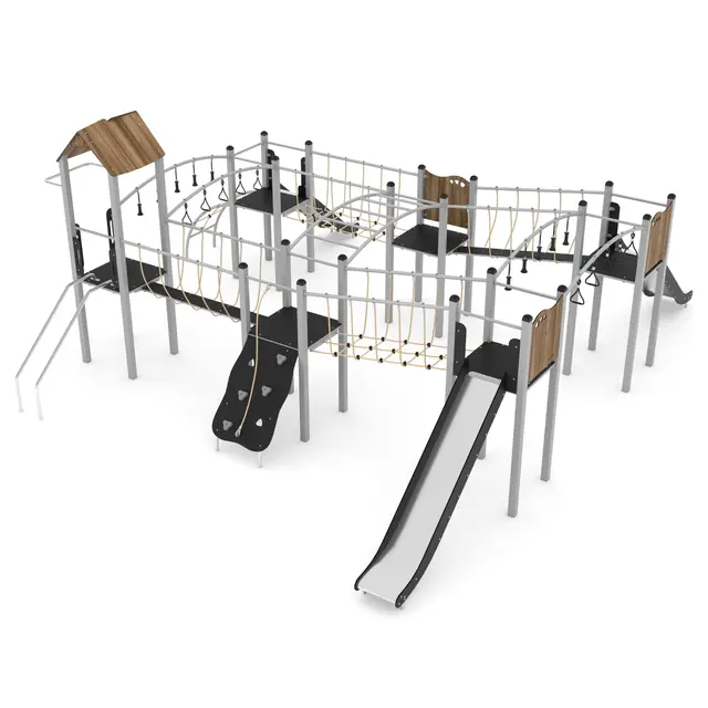 Steel klatrelandskap L809 x B725 x H322 cm 