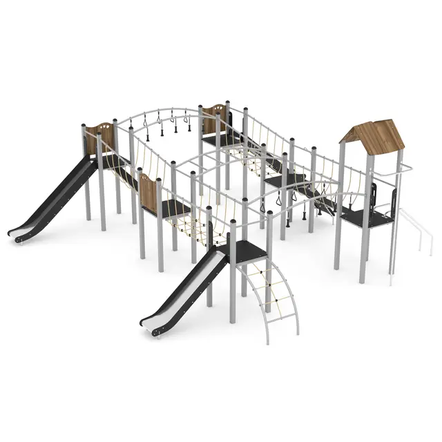 Steel klatrelandskap L809 x B725 x H322 cm 