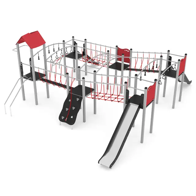 Steel klatrelandskap L809 x B725 x H322 cm 