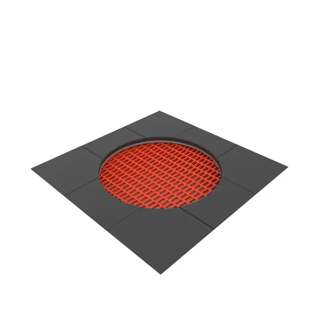 Jumpoo rundtrampoline nedgravd 