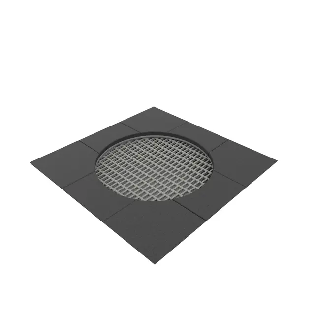 Jumpoo rundtrampoline nedgravd 