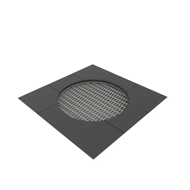Jumpoo rundtrampoline nedgravd 