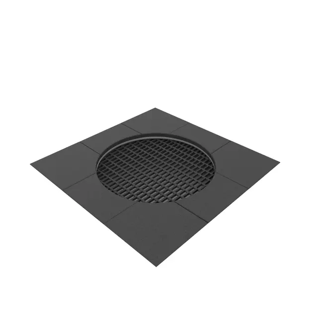 Jumpoo rundtrampoline nedgravd 