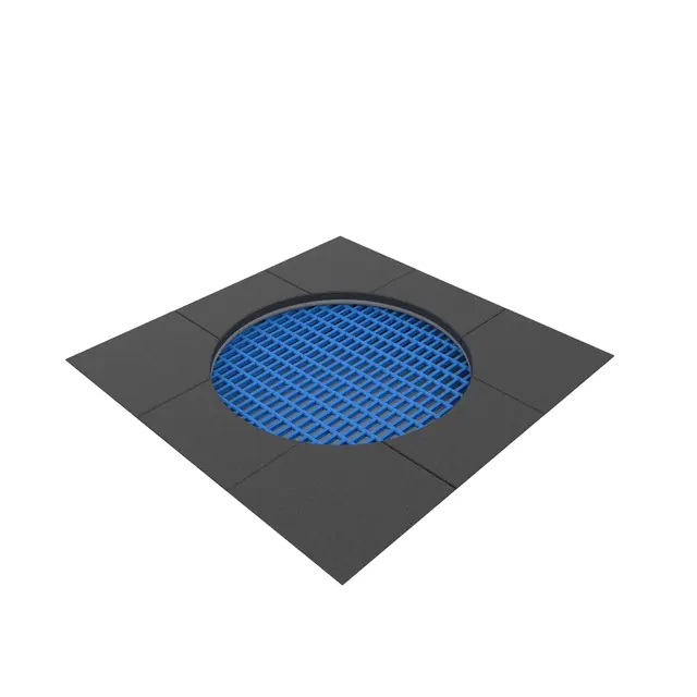 Jumpoo rundtrampoline nedgravd 
