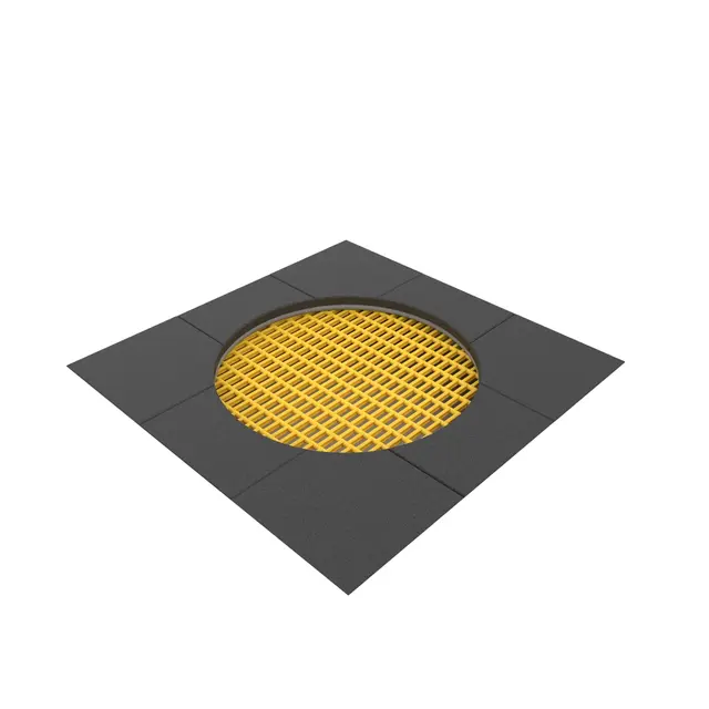 Jumpoo rundtrampoline nedgravd 