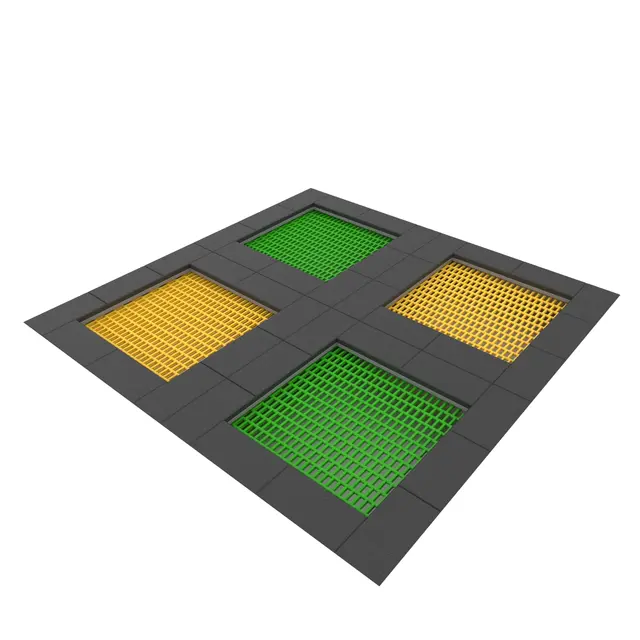 Jumpoo trampolinesystem 4-felt kors 
