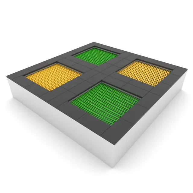 Jumpoo trampolinesystem 4-felt kors 