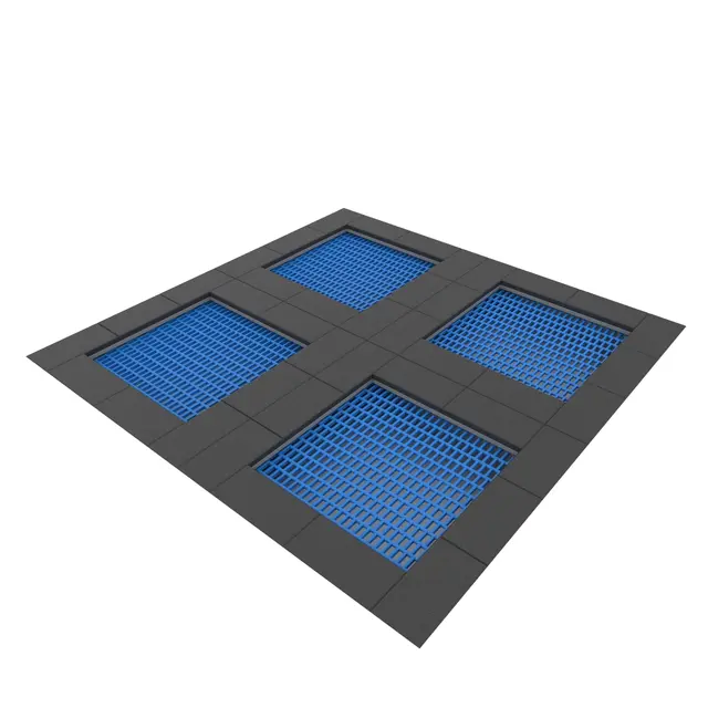 Jumpoo trampolinesystem 4-felt kors 