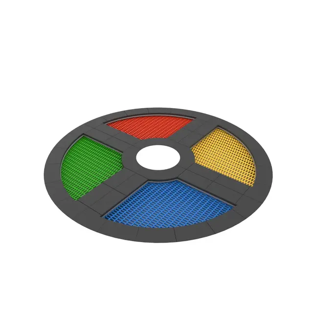 Jumpoo rundtrampoline 4-segment 