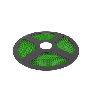 Jumpoo rundtrampoline 4-segment
