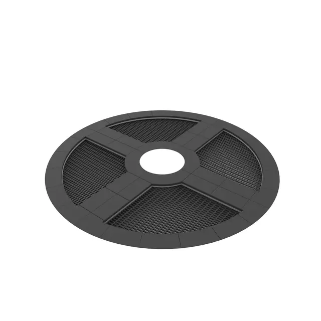 Jumpoo rundtrampoline 4-segment 