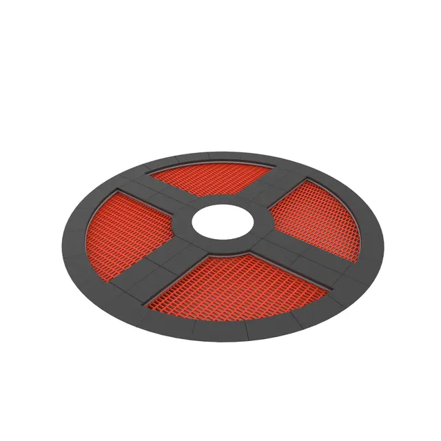 Jumpoo rundtrampoline 4-segment 