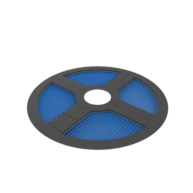 Jumpoo rundtrampoline 4-segment 