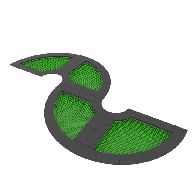 Jumpoo s-bane trampoline 