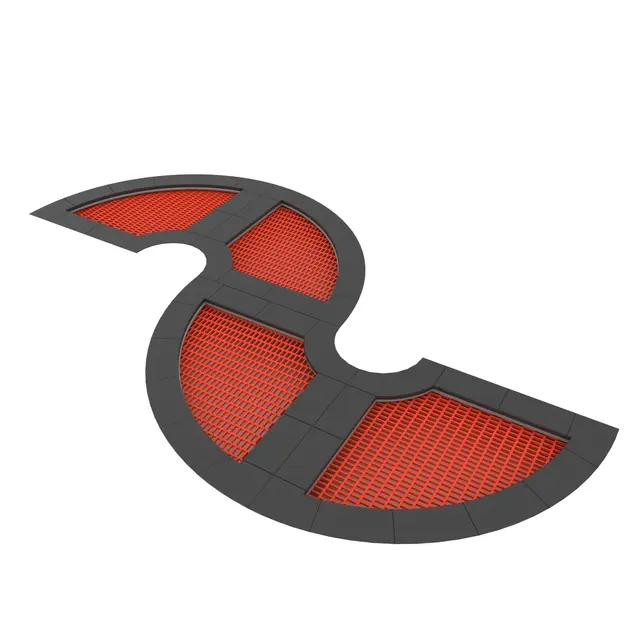 Jumpoo s-bane trampoline 