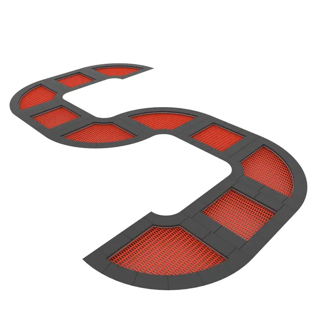 Jumpoo s-bane trampolinesystem 