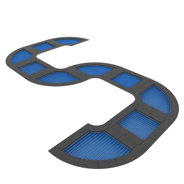 Jumpoo s-bane trampolinesystem 