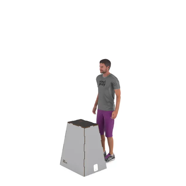 Workout plyo-kasse 80 cm 