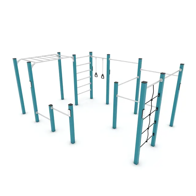Workout stor trenings- og klatrestasjon 