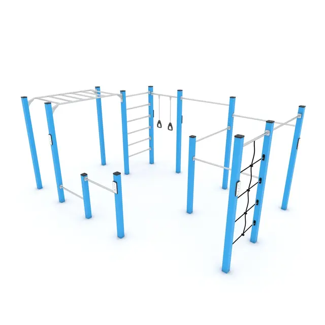 Workout stor trenings- og klatrestasjon 