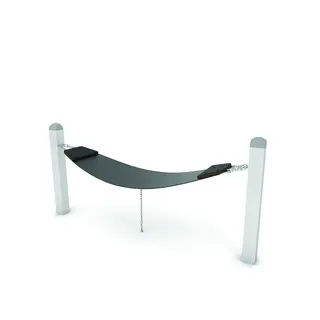 Solo lav hengekøye mellom to stolper L170 x B45 x H80 cm