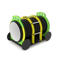 Solo krypetunnel med hjul L130 x B89 x H96 cm
