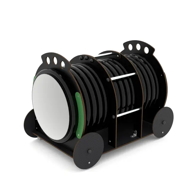 Solo krypetunnel med hjul L130 x B89 x H96 cm 