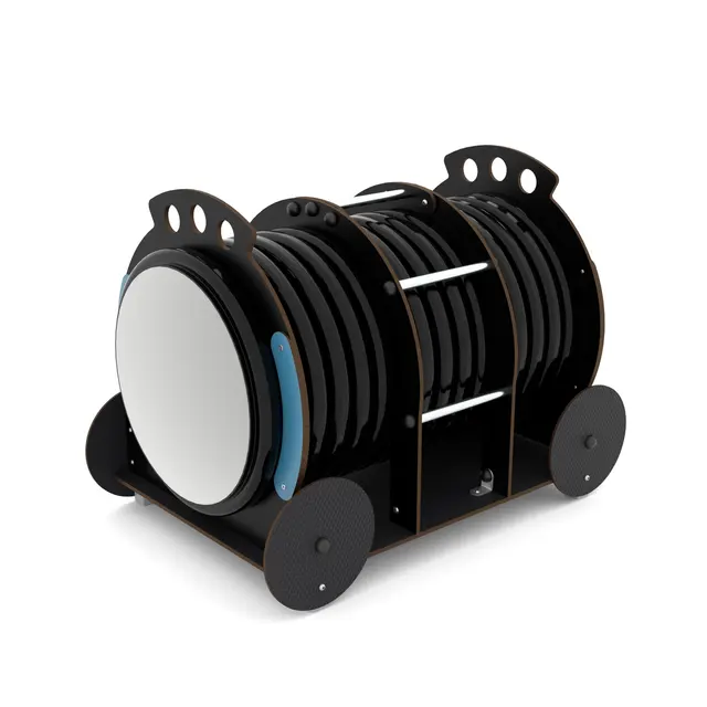 Solo krypetunnel med hjul L130 x B89 x H96 cm 