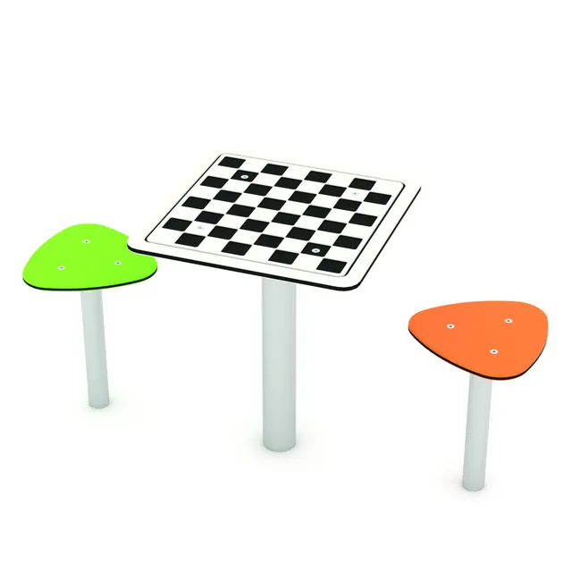 Solo sjakkbord med to seter L120 x B50 x H59 cm 