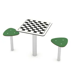 Solo sjakkbord med to seter L120 x B50 x H59 cm