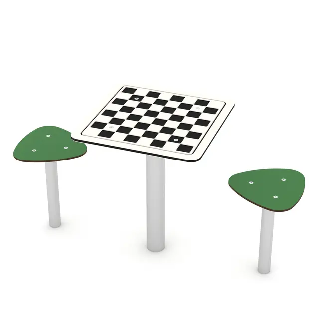 Solo sjakkbord med to seter L120 x B50 x H59 cm 