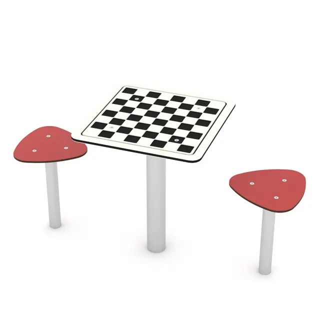 Solo sjakkbord med to seter L120 x B50 x H59 cm 