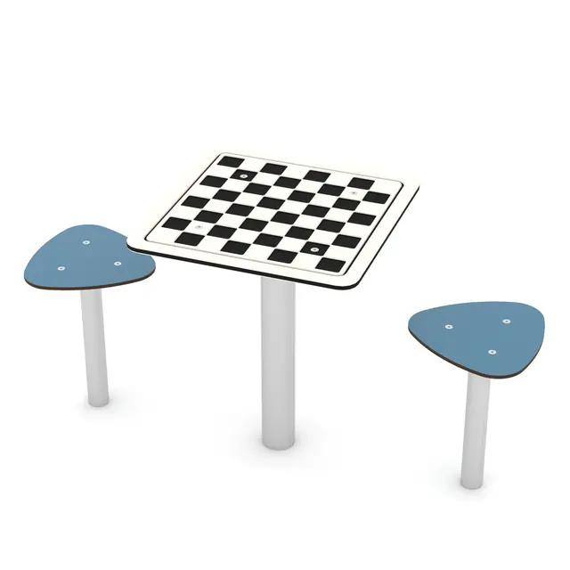 Solo sjakkbord med to seter L120 x B50 x H59 cm 