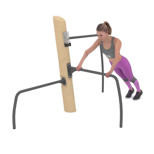Fitness pushup-stenger i tre 