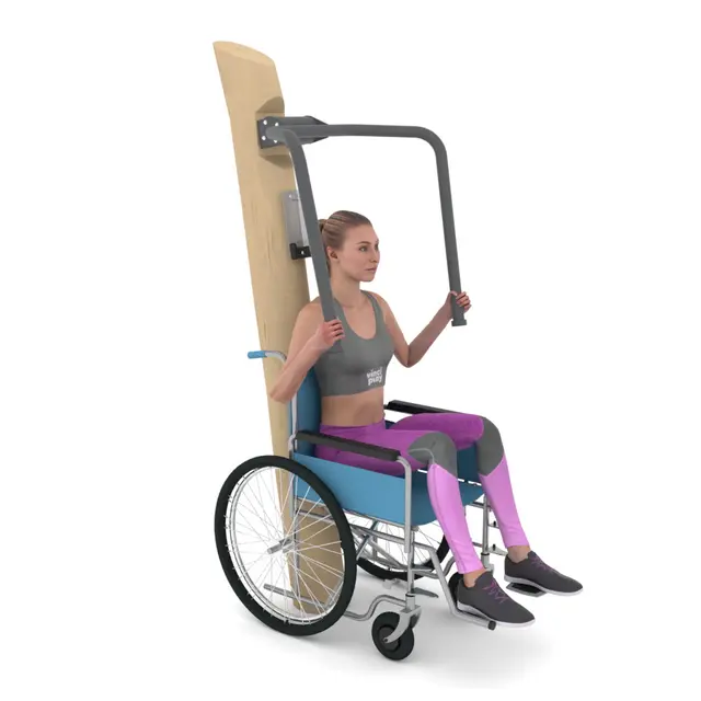 Fitness overkroppspress i tre 