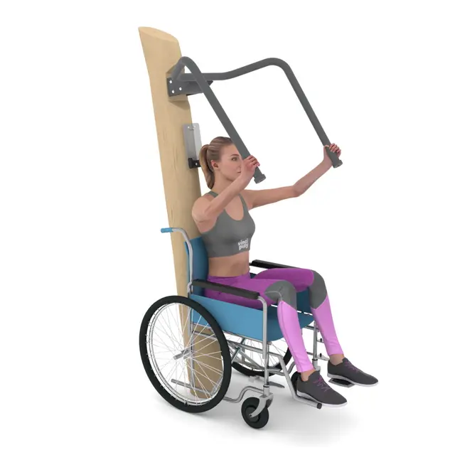 Fitness overkroppspress i tre 