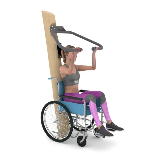 Fitness nedtrekksmaskin i tre 