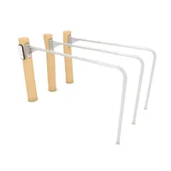 Workout dipsstang trio robinia