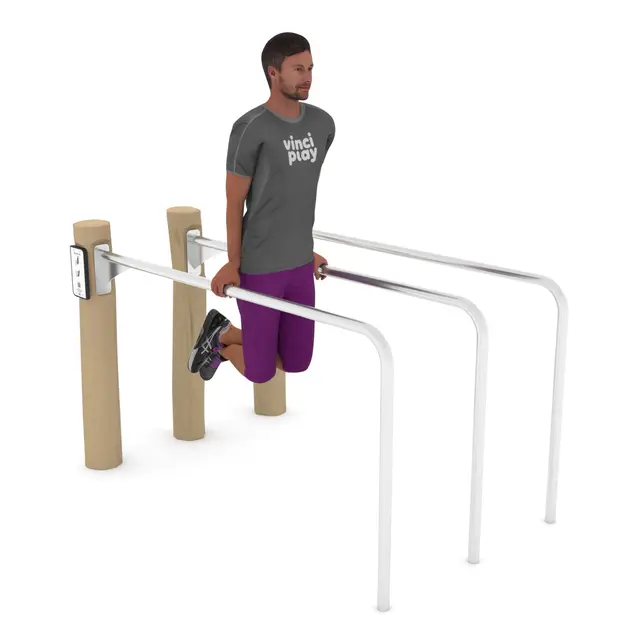 Workout dipsstang trio robinia 