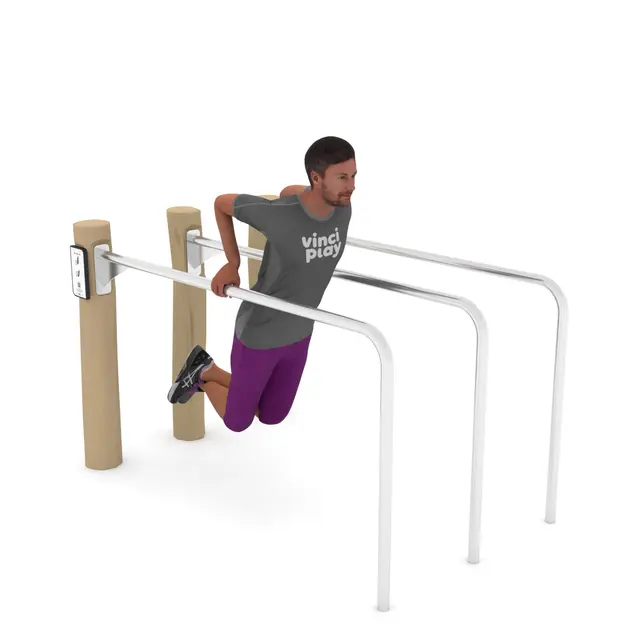 Workout dipsstang trio robinia 