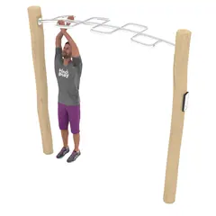 Workout traverseringsringer robinia