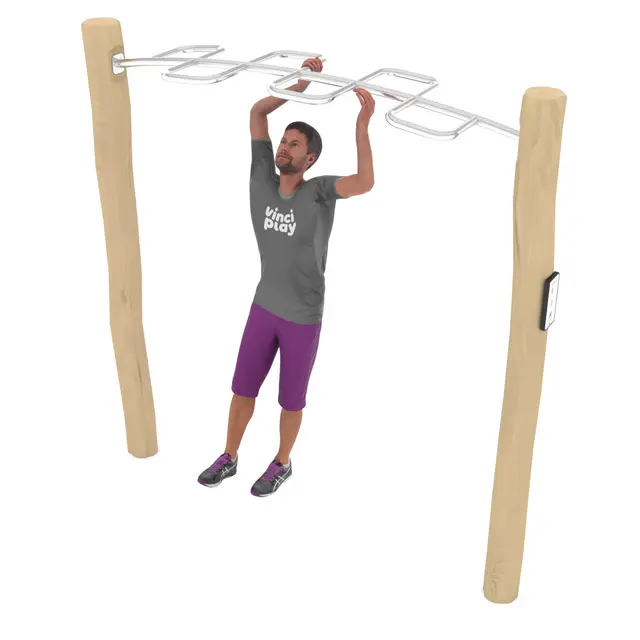 Workout traverseringsringer robinia 