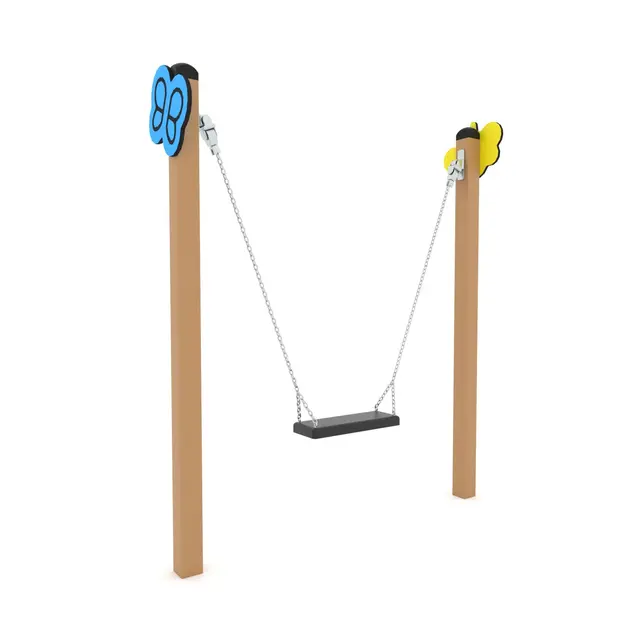 Swing huske sommerfugler L40 x B155 x H180 cm 