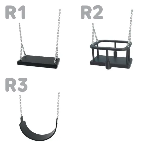 Swing dobbelthuske sommerfugl L36 x B300 x H180 cm 