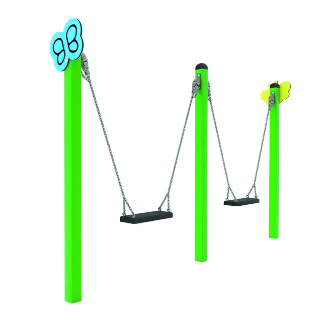 Swing dobbelthuske sommerfugl L36 x B300 x H180 cm 